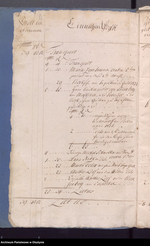 image.from.unit.number "Kobultische Kirche-aller Einnahme und Ausgabe-wie auch Bau-Rechning"