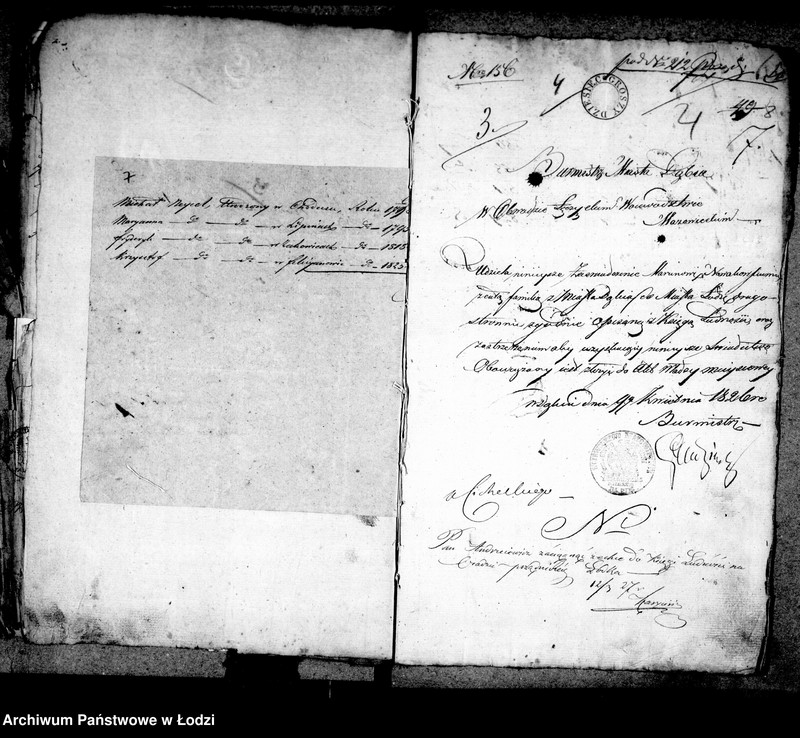 Obraz 11 z jednostki "Akta tyczące się zaświadczeń przesiedleń"