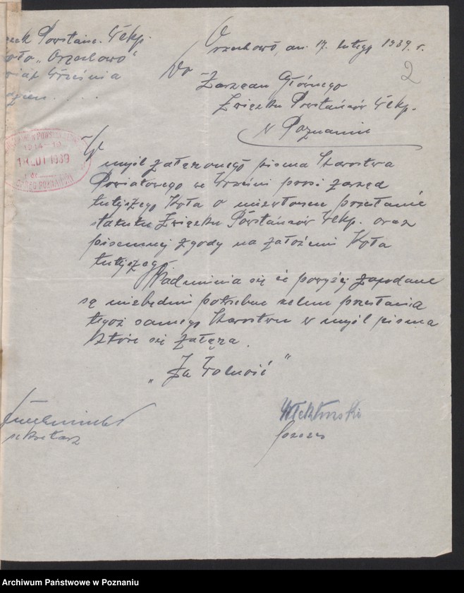 Obraz 5 z jednostki "Orzechowo, powiat Września - akta koła."