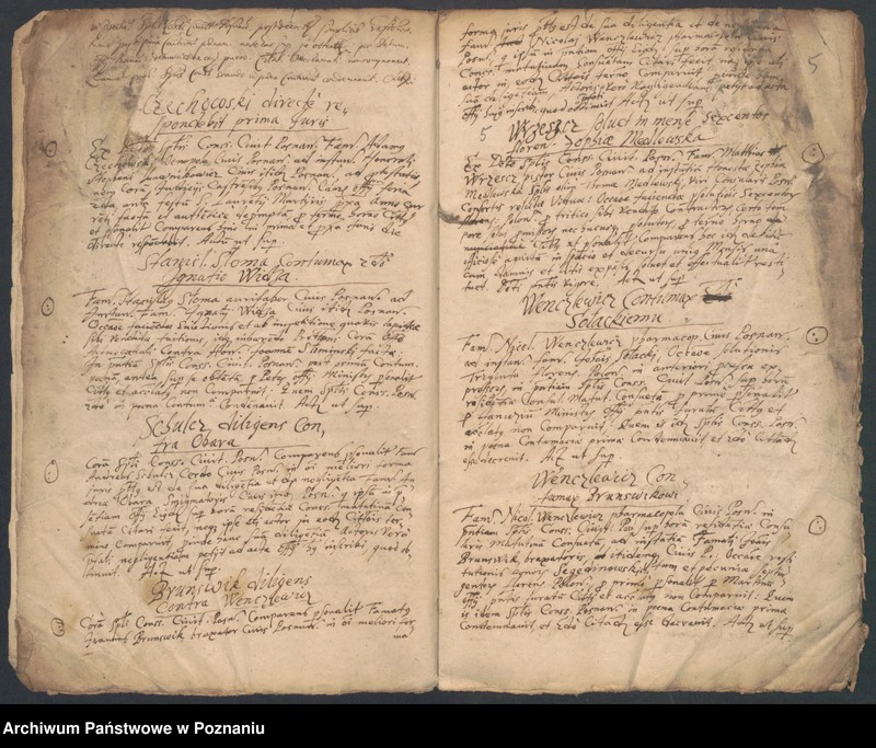 Obraz 8 z jednostki "Acta consularia civitatis Posnaniae."