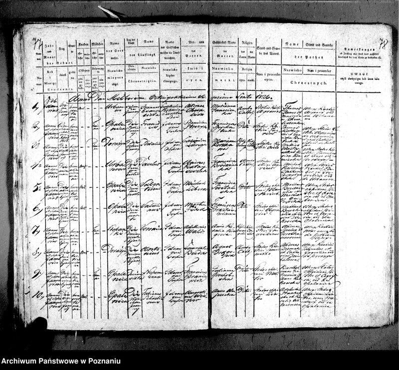image.from.unit.number "Liber baptisatorum"