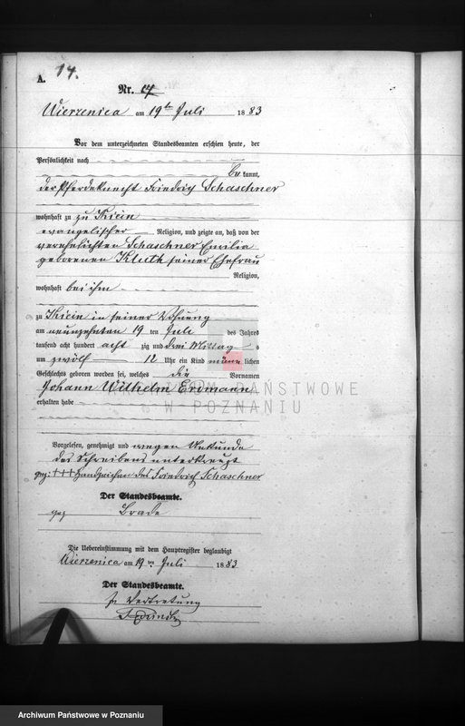 Obraz 16 z jednostki "Księga urodzeń"