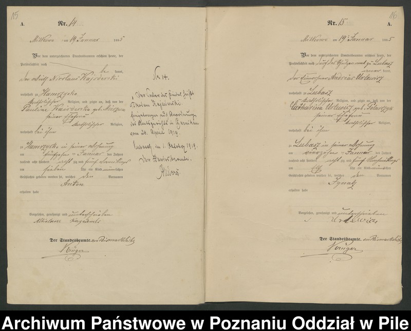 Obraz 11 z jednostki "Księga urodzeń"