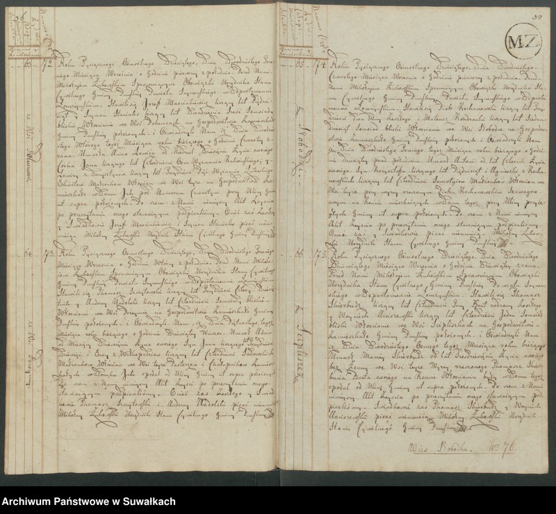 image.from.unit.number "Akta zeszłych gminy puńskiey od 1-go maja 1810"