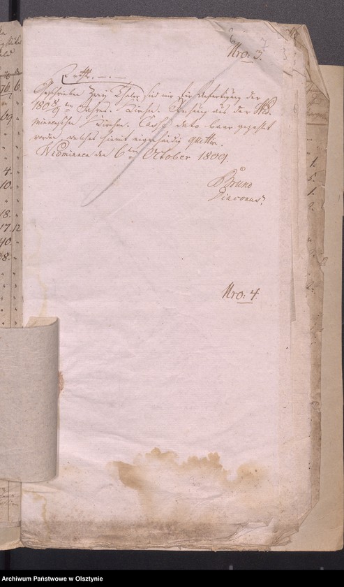 image.from.unit.number "Beläge zu der 1808-1809ten Widminnschen Jahres Kirchen und Armen Kassen Rechnung"
