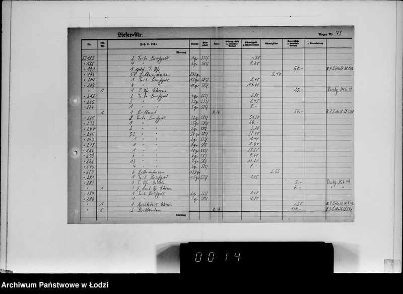 Obraz 12 z jednostki "[Dziennik przychodu kosztowności]"