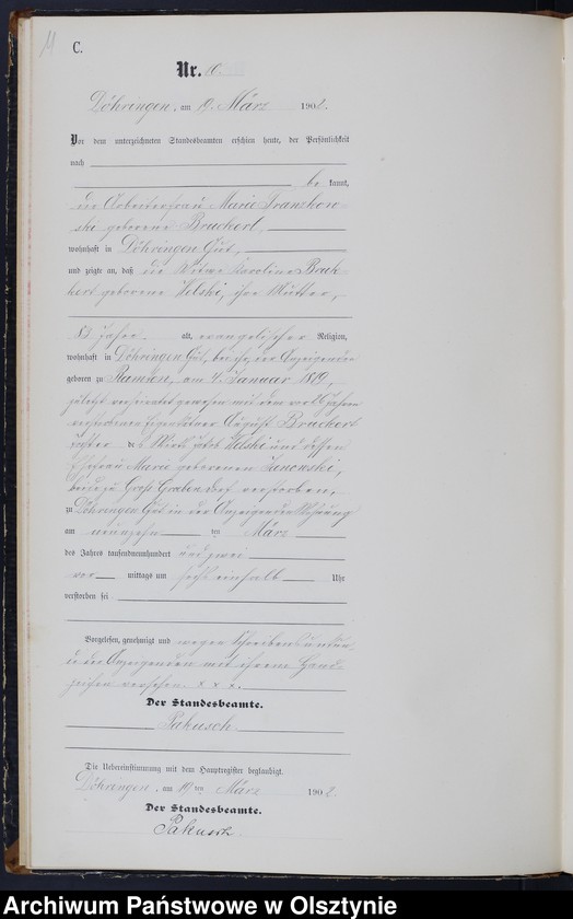 image.from.unit.number "Sterbe-Neben-Register Nr 1 - 46"