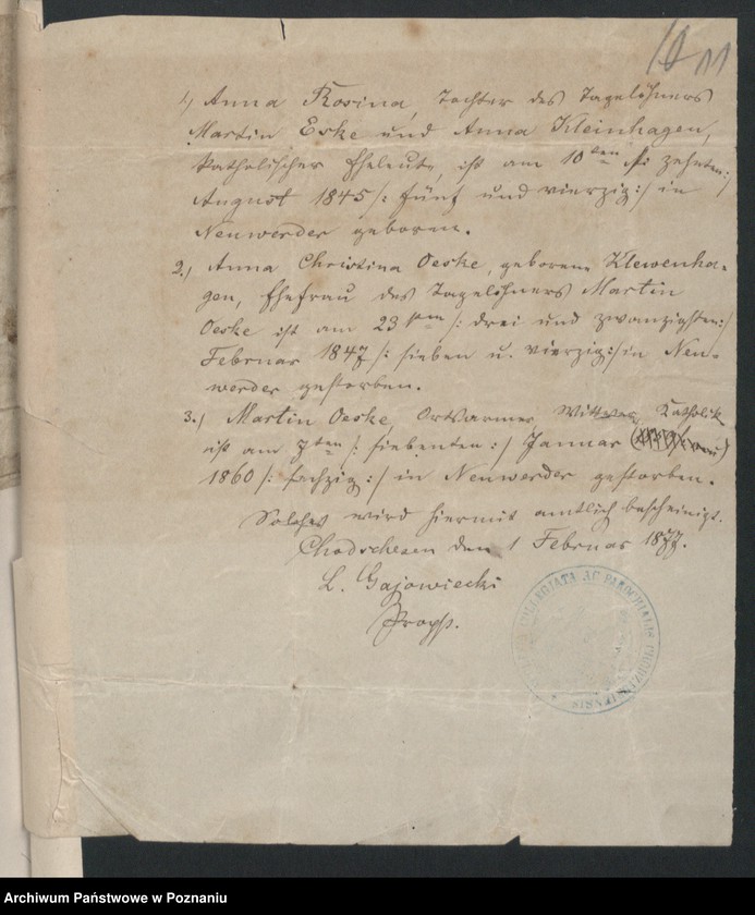 Obraz 13 z jednostki "Die von den Verlobten beizubriegenden Urkunden"