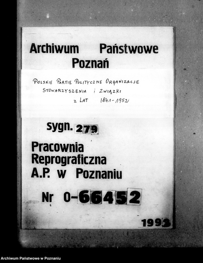 Obraz 1 z jednostki "Korespondencja w sprawach organizacyjno-personalnych"