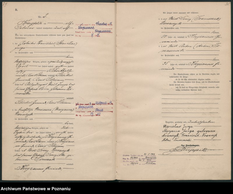 Obraz 17 z jednostki "Heirats-Haupt-Register"