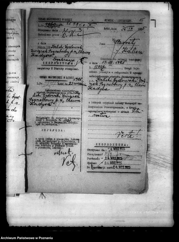 image.from.unit.number "Kaliski Żydowski Związek Pogrzebowy,,chewre Kadysza" w Kaliszu"