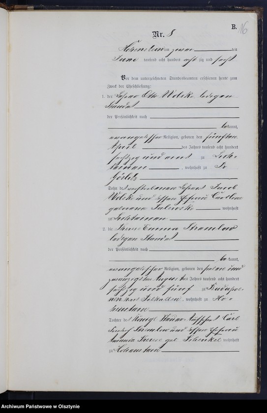 image.from.unit.number "Heiraths-Neben-Register Nr 1 - 17"