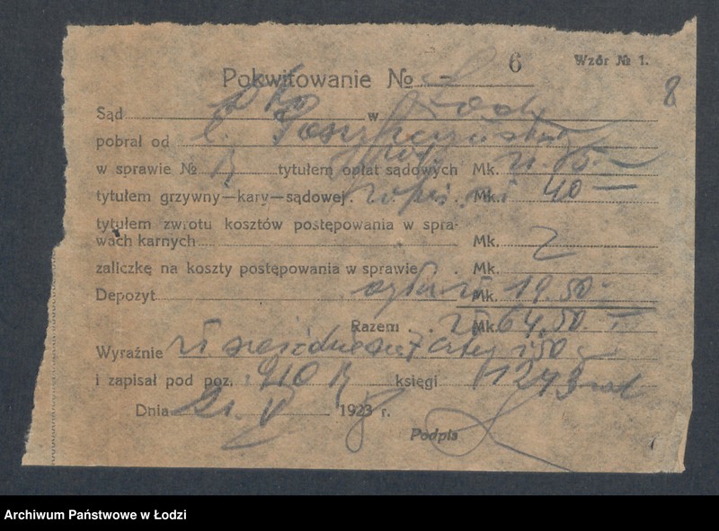 Obraz 10 z jednostki "Franciszek Wolnicki i s-ka – handel winami i wódkami"