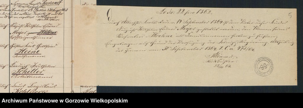 image.from.unit.number "Duplikate der Hauptkirche zu Landsberg an der Warthe (zawiera także księgę zgonów Konkordier Kirche mit der reformirten und Militair Gemeinde z 1862 r.)"