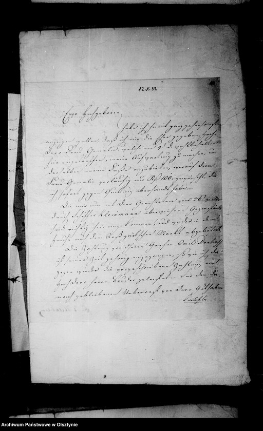 image.from.unit.number "/Schriftwechsel mit dem Kommissionsgeschäft- Haebler- Blanquart in Königsberg u. a. /"