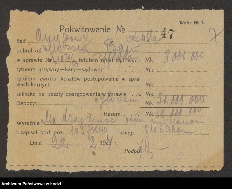 Obraz 9 z jednostki "Moszek Bajn- sprzedaż galanterii"