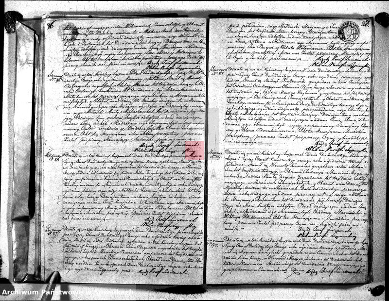 image.from.unit.number "Duplikat Aktów Urodzonych, Zaślibionych i Zmarłych Katolików Parafii Leypunskiey Roku 1828"