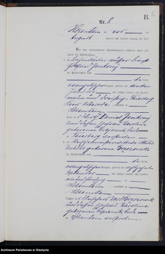 image.from.unit.number "Heiraths-Neben-Register Nr 1 - 16"