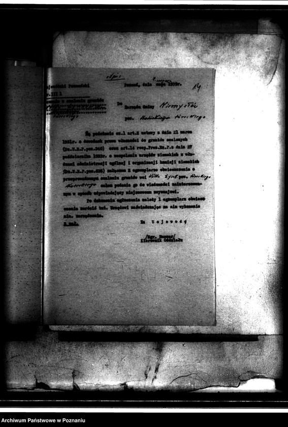 Obraz 18 z jednostki "Regulacja hipoteczna scalonych gruntów wsi Wólka powiatu tureckiego"