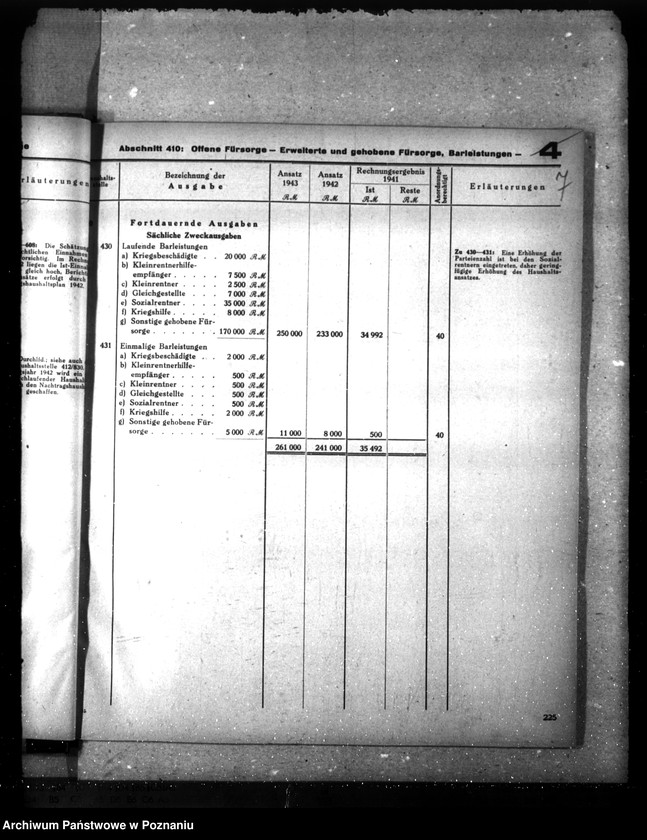 Obraz 14 z jednostki "Haushaltsplan der Stadt Posen"