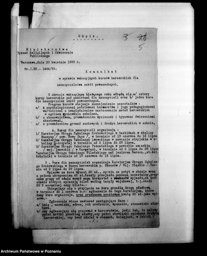 Obraz 8 z jednostki "Kursy nauczycieli wakacyjne- Programy, dzienniki zajęć, sprawozdania"