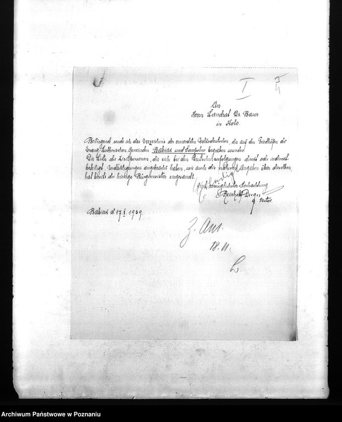 Obraz 8 z jednostki "Amtliche Meldungen Kreis Warthbrüchen (Koło)"