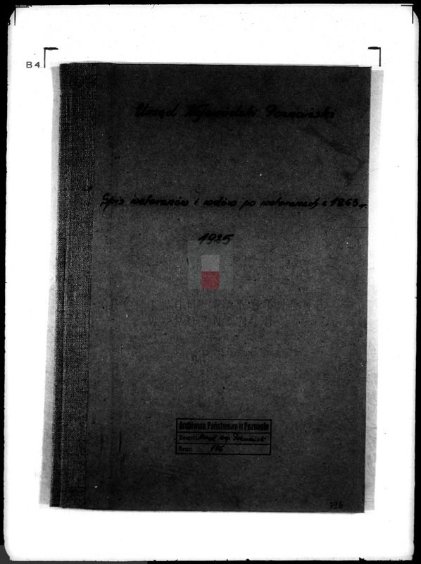 Obraz 4 z jednostki "/Spis Weteranów i Wdów po weteranach z 1863 r./"