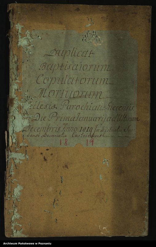 image.from.unit.number "Duplicat baptisatorum, copulatorum, mortuorum"