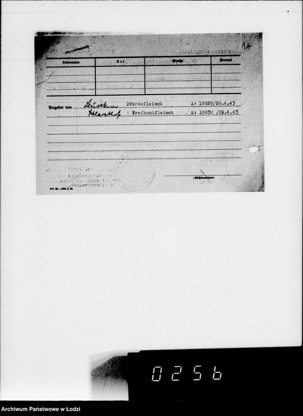 Obraz 6 z jednostki "Lebensmitteleinkauf. Aufträge, [Lieferscheinen und Rechnungen] 19781-19830 [Dostawa artykułów pierwszej potrzeby do Getta]"