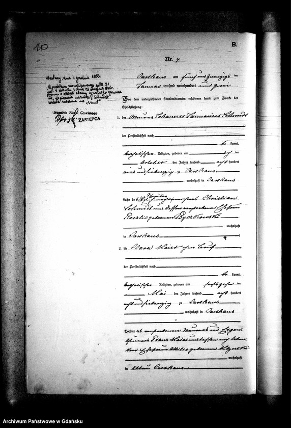 image.from.unit.number "Księga małżeństw"