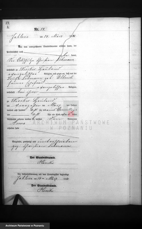 Obraz 16 z jednostki "Księga urodzeń"