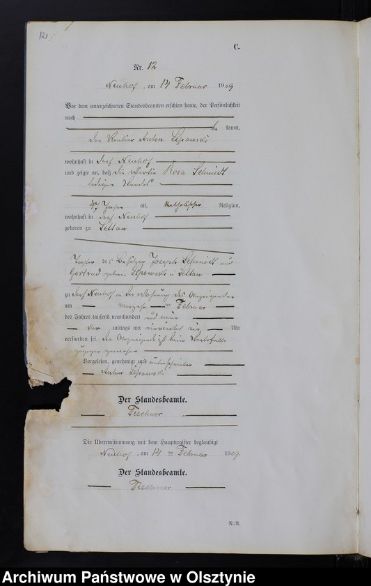 image.from.unit.number "Sterbe -Neben-Register Nr.1-73"