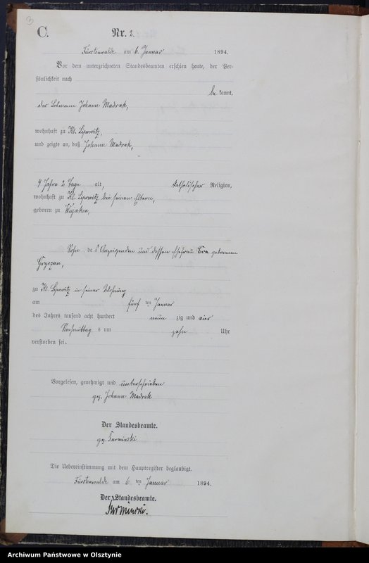 image.from.unit.number "Sterbe-Neben-Register Nr 1 - 125"