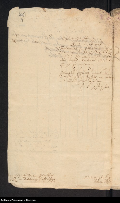 image.from.unit.number "Acta des Etats-Ministeriums zu Königsberg [Królewiec]. Die Catecheten Stelle in Malga [Małga]. Wegen der in Vorschlag gebrachten Einziehung"