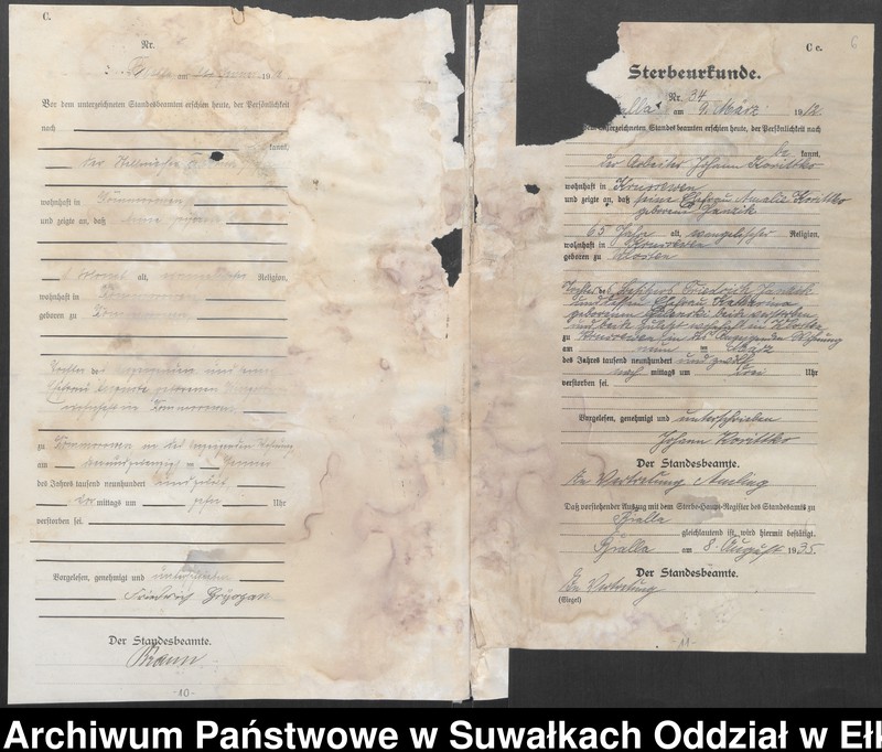 image.from.unit.number "[Sterbe=Haupt=Register des Königlichen Preussischen Standes-Amtes Bialla Kreis Johannisburg]"