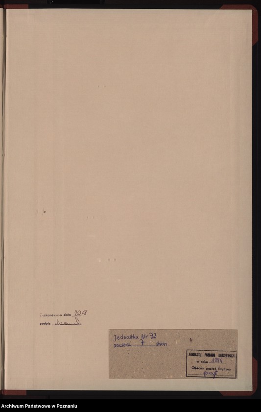 Obraz 7 z jednostki "Duplicat mortuorum"