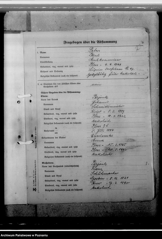 Obraz 11 z jednostki "Peters, Paul - komisarz obwodowy"