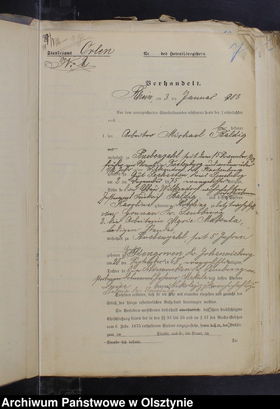 image.from.unit.number "Beläge zum Heirathsregister"