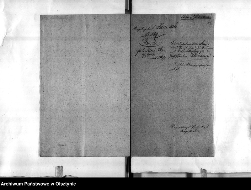 image.from.unit.number "Anstellung des Invaliden Gillmann [Johann Franz] in der Regierungs Kanzlei"