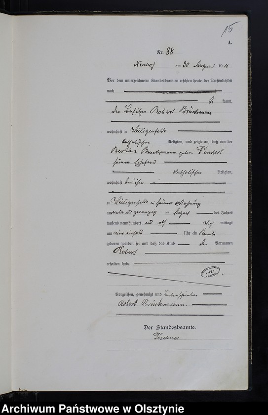 image.from.unit.number "Geburts -Neben-Register Nr 74 -133"