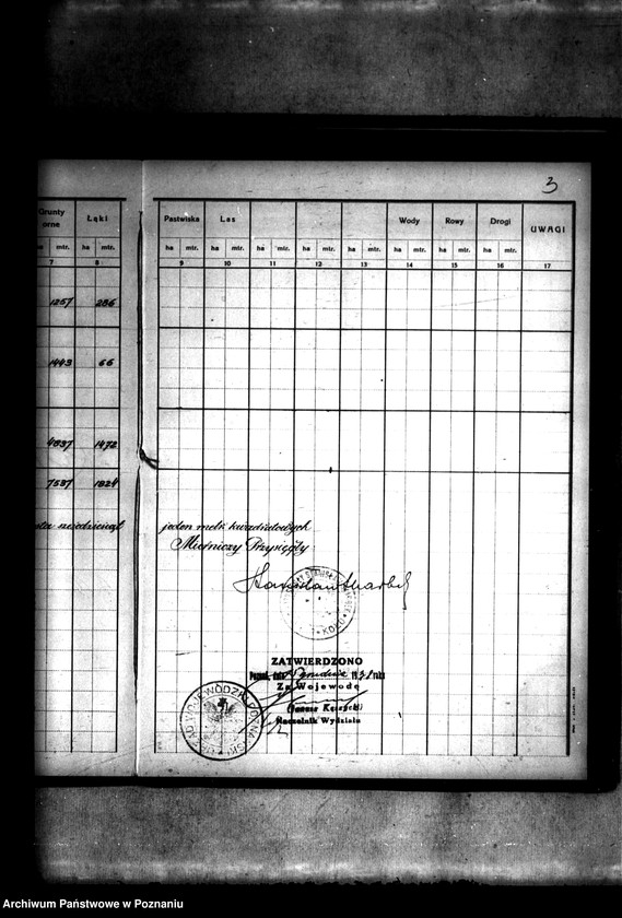 Obraz 7 z jednostki "Wieś Zalesie powiatu konińskiego. Rejestr pomiarowy do pierworysu i wykaz miar"