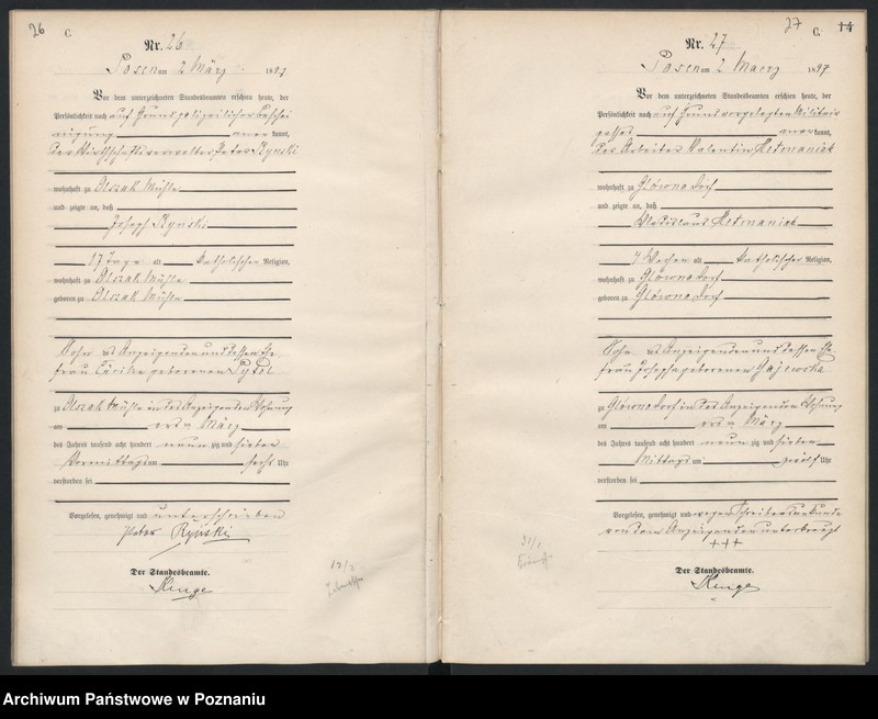 Obraz 16 z jednostki "Księga zgonów"