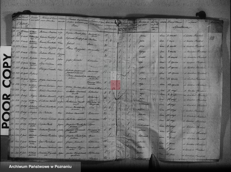 Obraz 12 z jednostki "Liber baptisatorum, copulatorum, mortuorum"