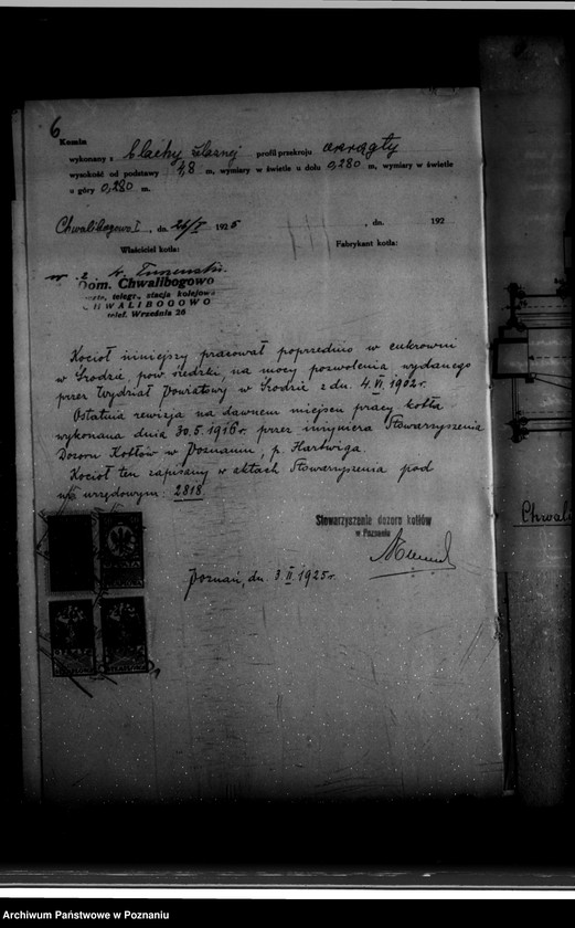 Obraz 10 z jednostki "Majętność Chwalibogowo I powiat wrzesiński własność Mieszkowskiego nr woj. kotła 5782"