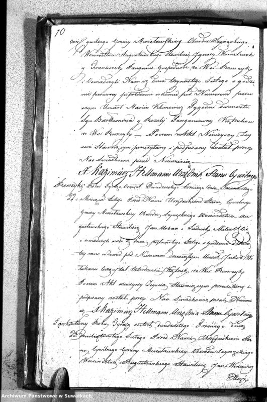 image.from.unit.number "Akta Umarłych Gminy Mirosławskiey na Rok 1823"