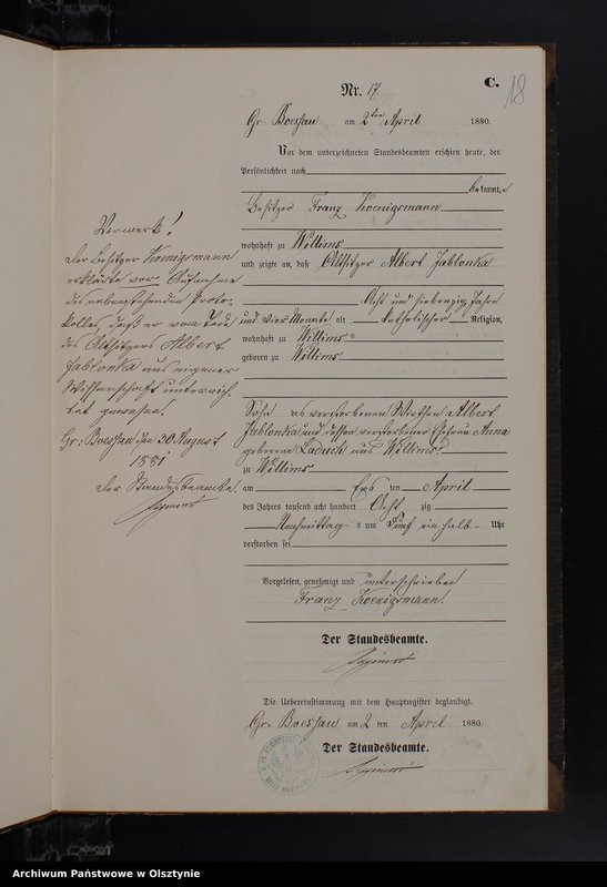 image.from.unit.number "Sterbe-Neben-Register Nr 1 - 62"