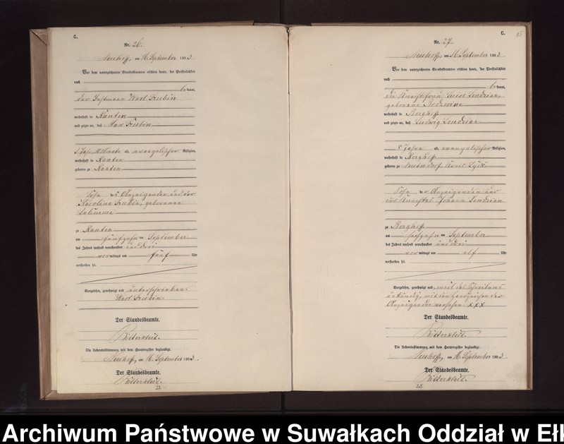 image.from.unit.number "Sterbe-Neben-Register des Preussischen Standes-Amtes Neuhoff Kreis Loetzen"