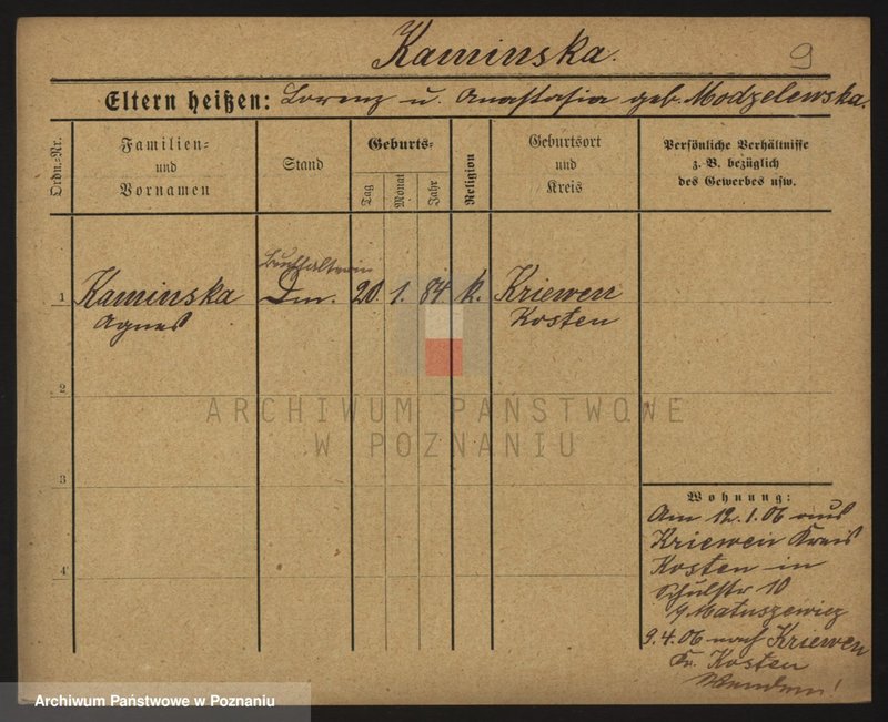 image.from.unit.number "Kamiński (samotne kobiety) - Kanarska"