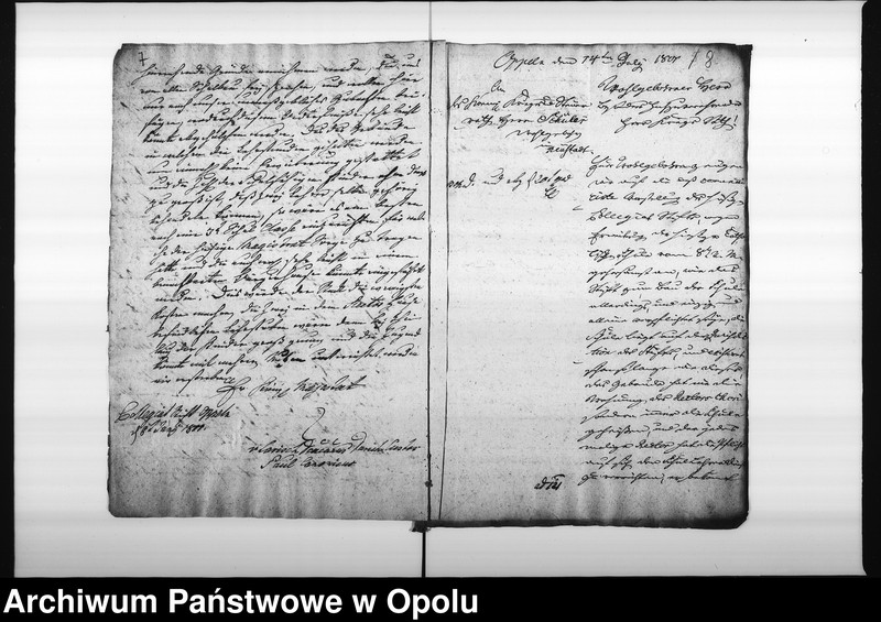Obraz 9 z jednostki "Acta Specialia des Magistrats zu Oppeln wegen Vergrösserung der katholischen Stadt-Schule hieselbst"