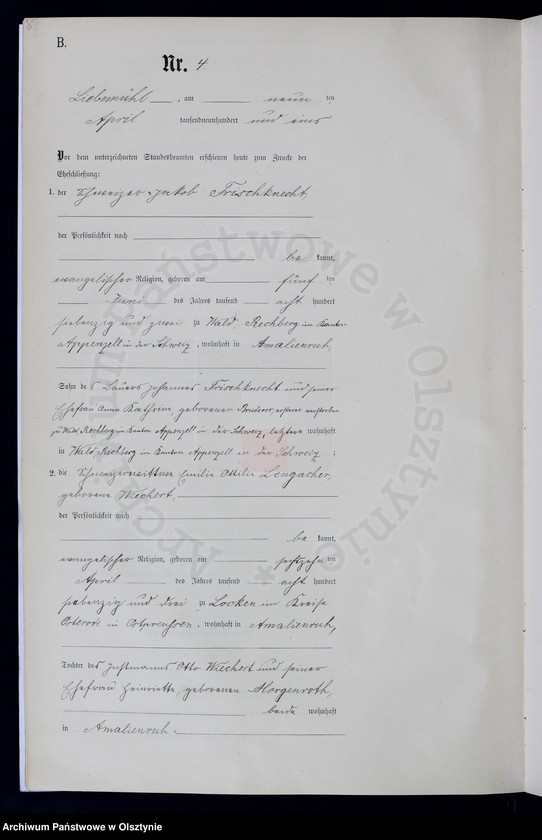 image.from.unit.number "Heiraths-Neben-Register Nr 1 - 33"